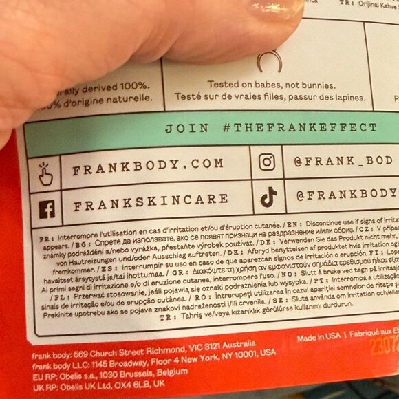 Frank Body Original Coffee Scrub 100g Limited Edition Ugly Christmas Sweater Pac - Picture 4 of 8